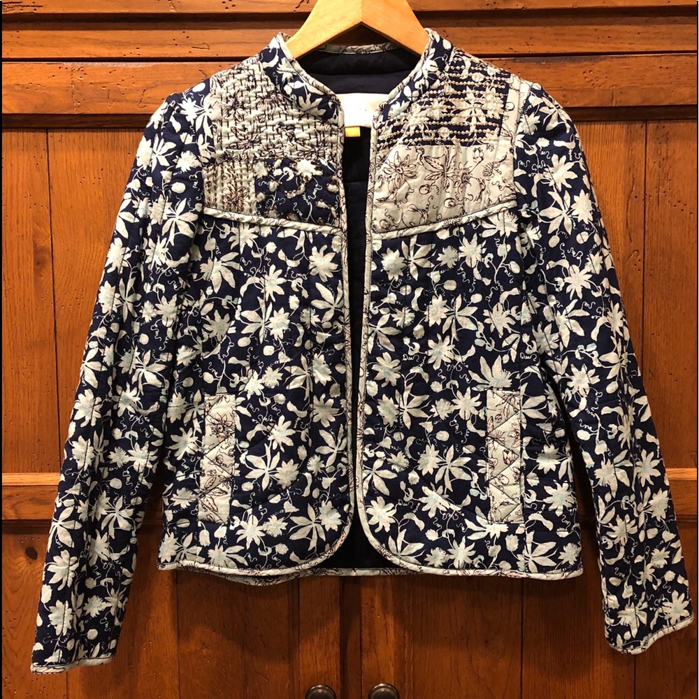 NWOT Anthro Leifsdottir Starflower Quilted Jacket